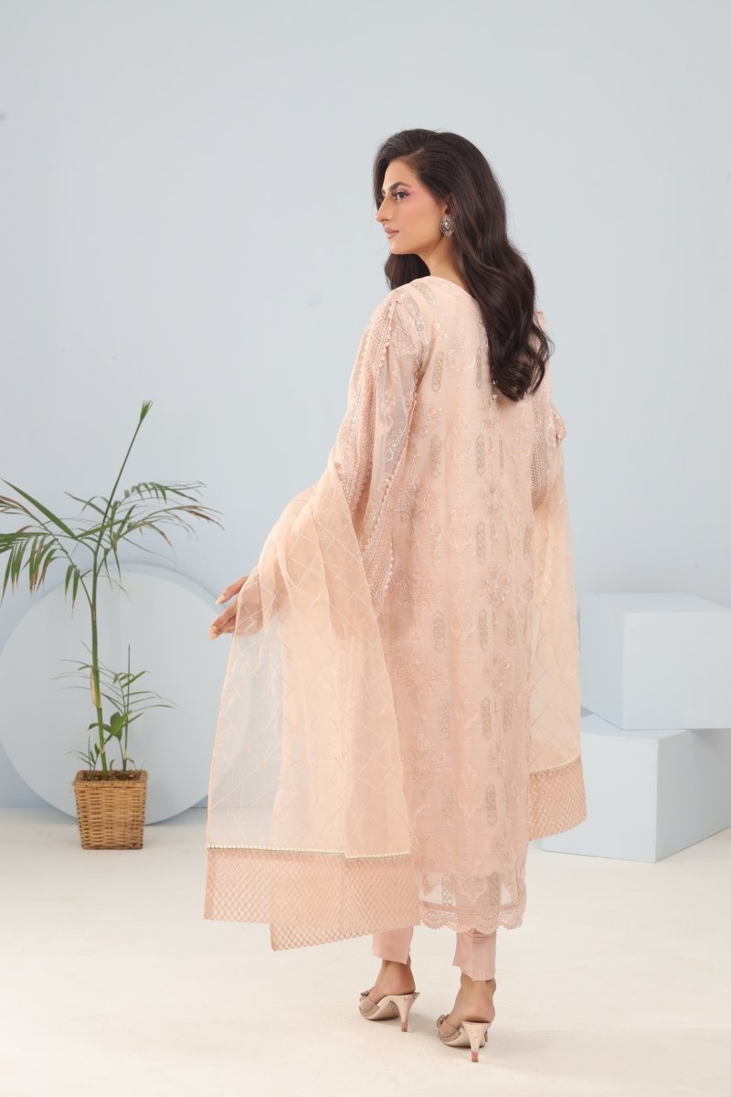 Panache | Pret | Coral Bliss -  Panache By Mona dresses - Original Designer Dress - House of Maryam