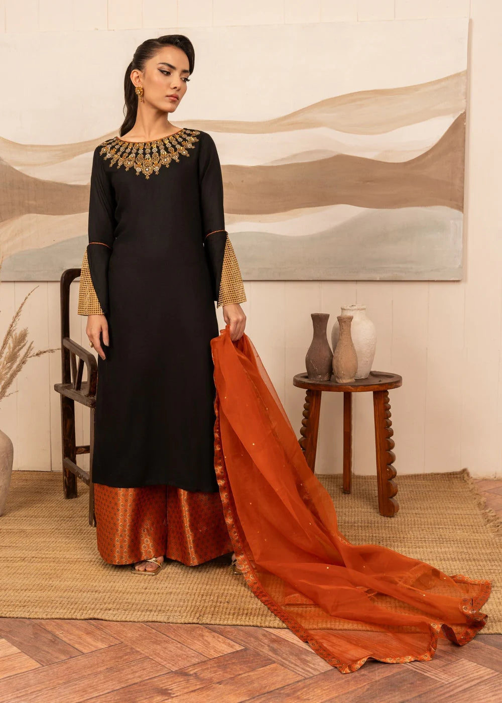 Sara Jahan | Formals | Mehwish -  Sara Jahan Couture  - Original Designer Dress - House of Maryam