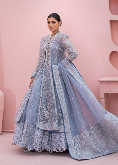 Diara Couture | Tabeer Formals | POGT-01-02 - GREY BLUE