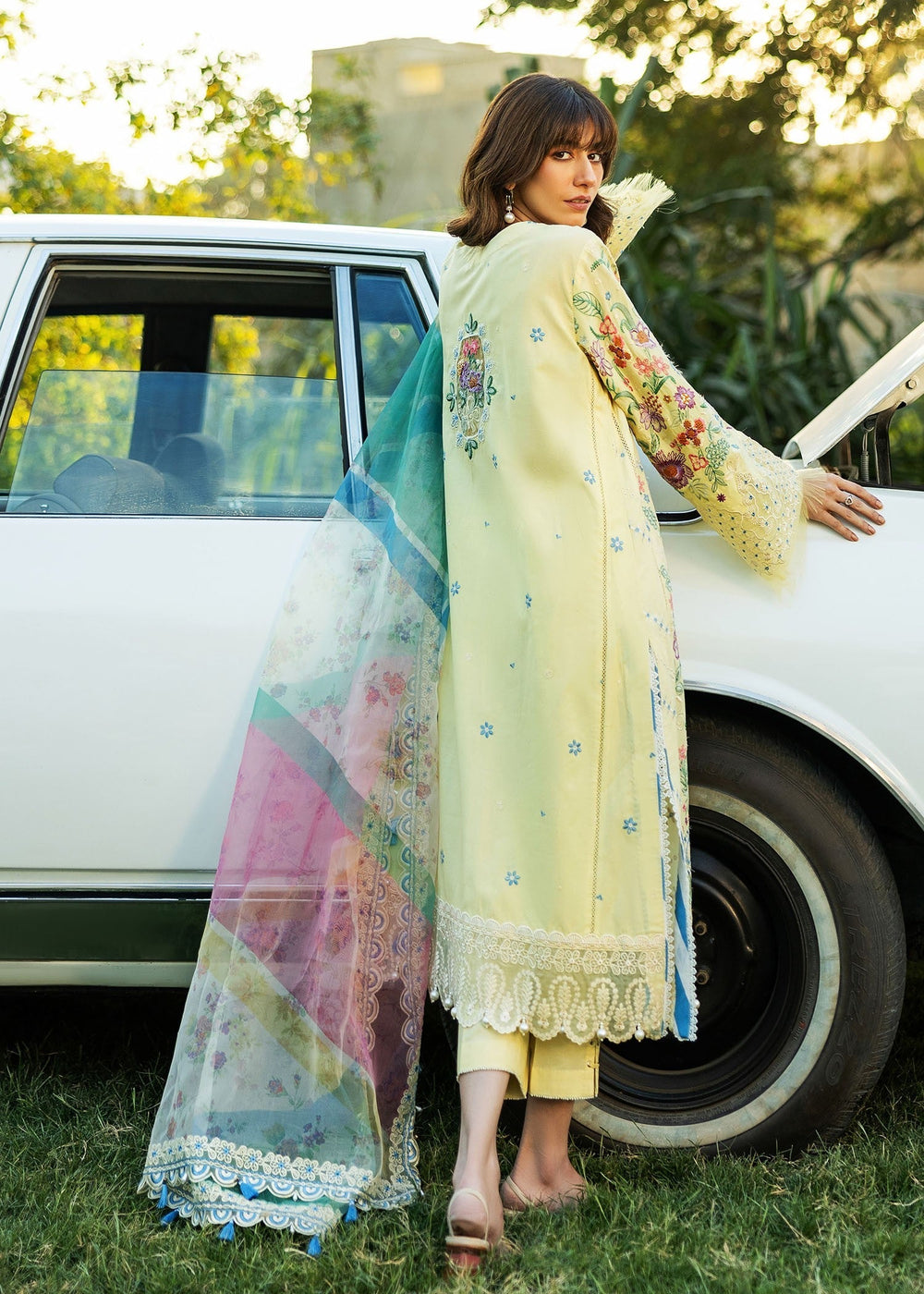 Sadaf Fawad Khan | Siraa Lawn 25 | MID SUMMER EVENING - B -  Sadaf Fawad Khan Ladies Clothes - Original Designer Dress - House of Maryam