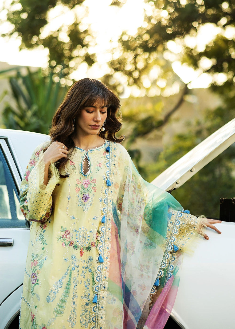 Sadaf Fawad Khan | Siraa Lawn 25 | MID SUMMER EVENING - B -  Sadaf Fawad Khan Ladies Clothes - Original Designer Dress - House of Maryam