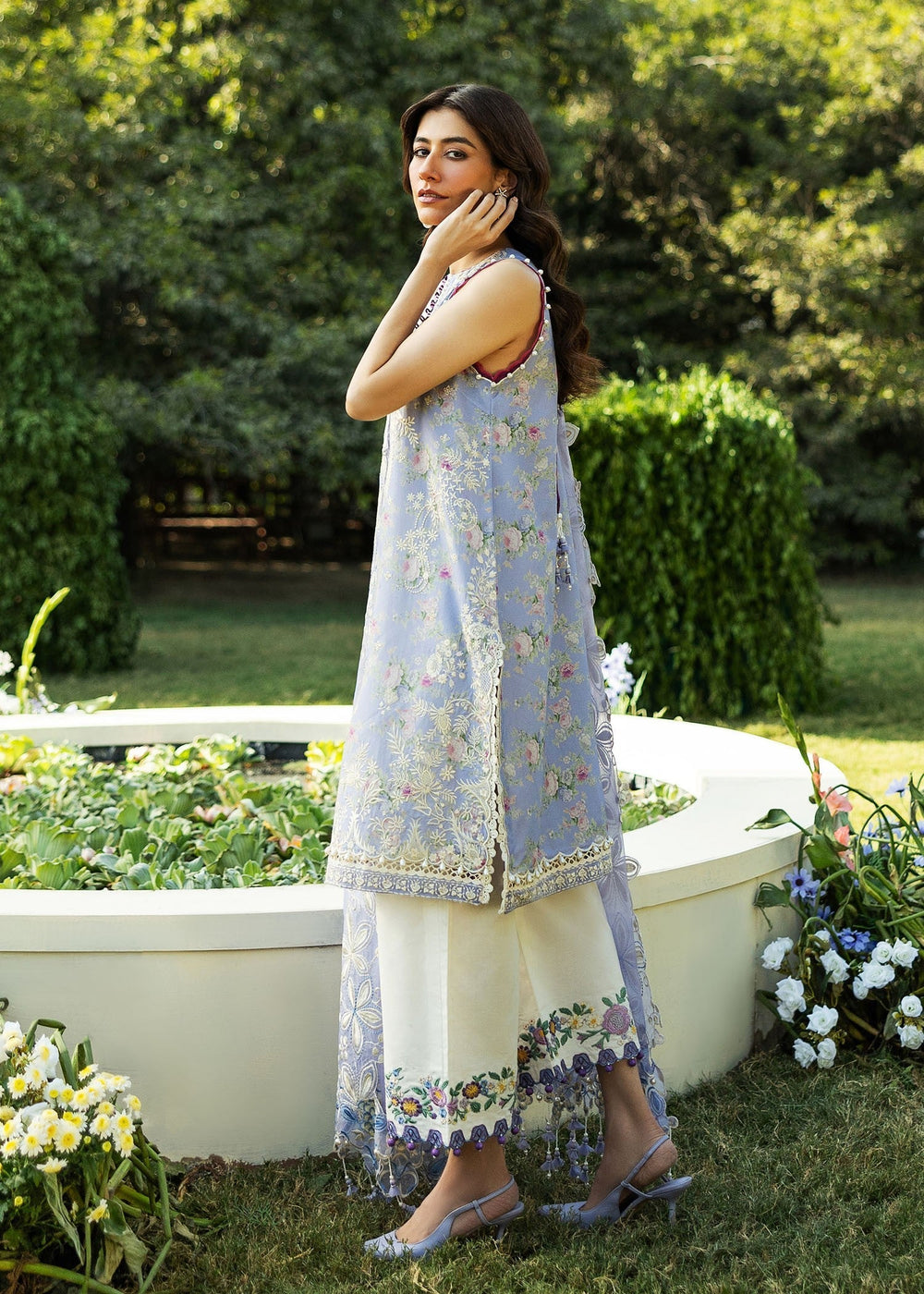 Sadaf Fawad Khan | Siraa Lawn 25 | BLOOM - A -  Sadaf Fawad Khan Ladies Clothes - Original Designer Dress - House of Maryam