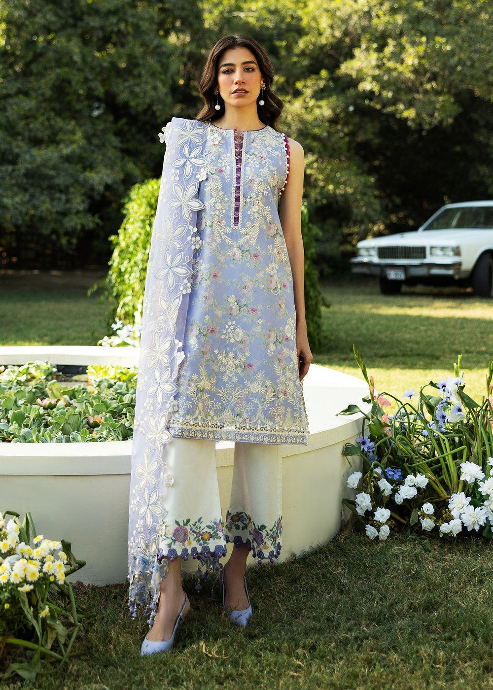 Sadaf Fawad Khan | Siraa Lawn 25 | BLOOM - A -  Sadaf Fawad Khan Ladies Clothes - Original Designer Dress - House of Maryam