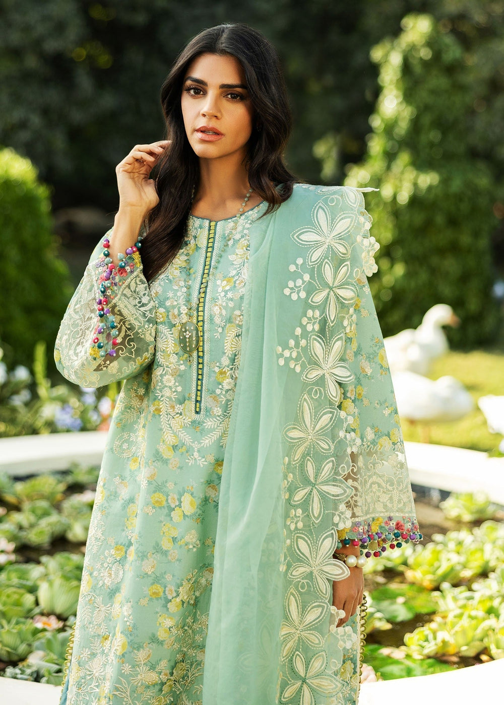 Sadaf Fawad Khan | Siraa Lawn 25 | BLOOM - B -  Sadaf Fawad Khan Ladies Clothes - Original Designer Dress - House of Maryam