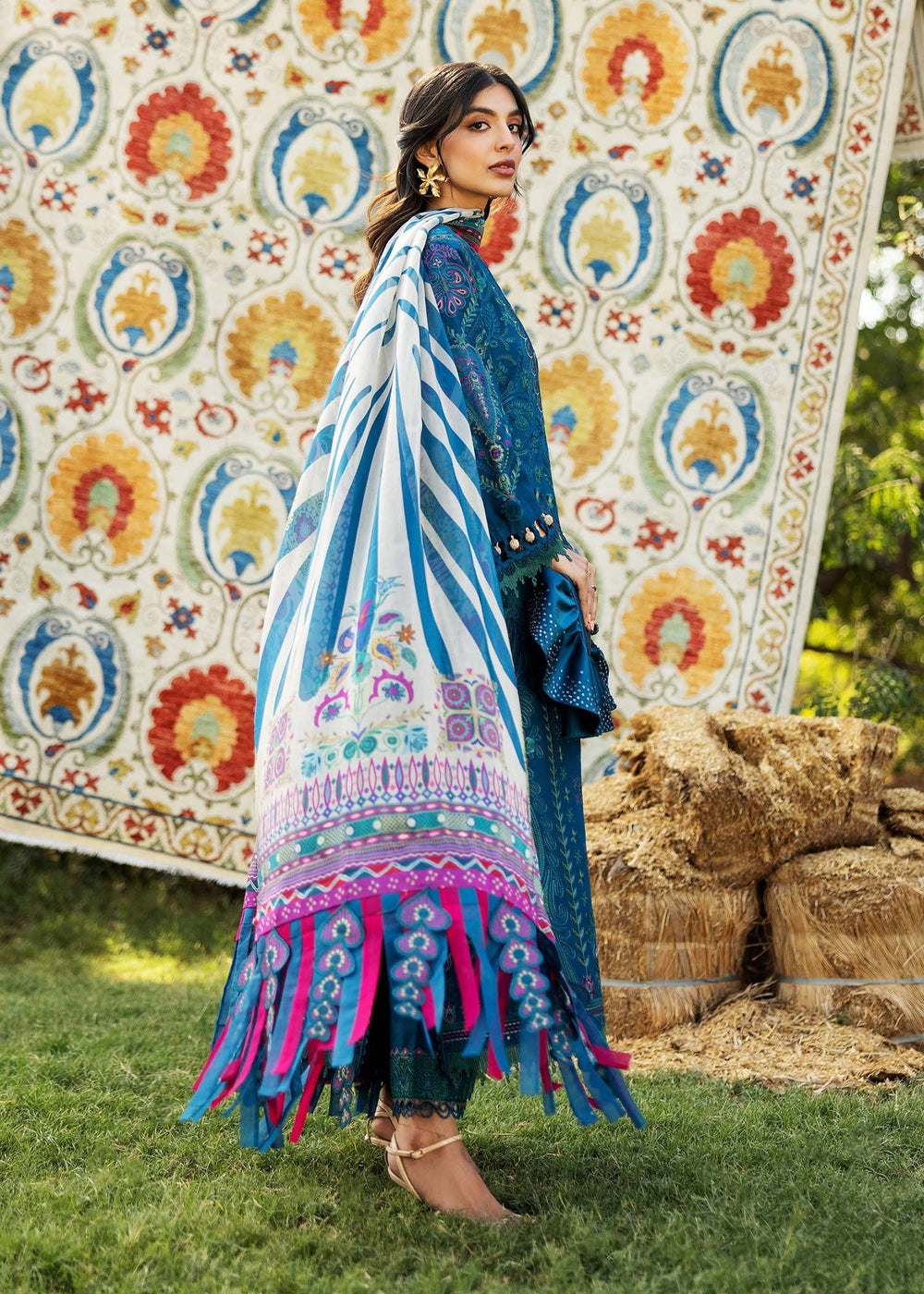 Sadaf Fawad Khan | Siraa Lawn 25 | LIANA - A -  Sadaf Fawad Khan Ladies Clothes - Original Designer Dress - House of Maryam