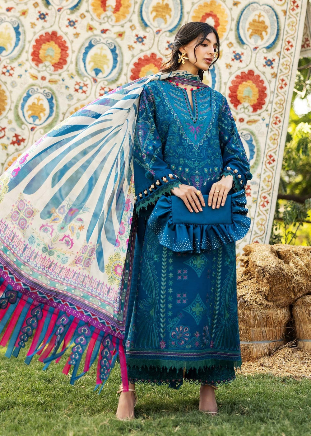 Sadaf Fawad Khan | Siraa Lawn 25 | LIANA - A -  Sadaf Fawad Khan Ladies Clothes - Original Designer Dress - House of Maryam