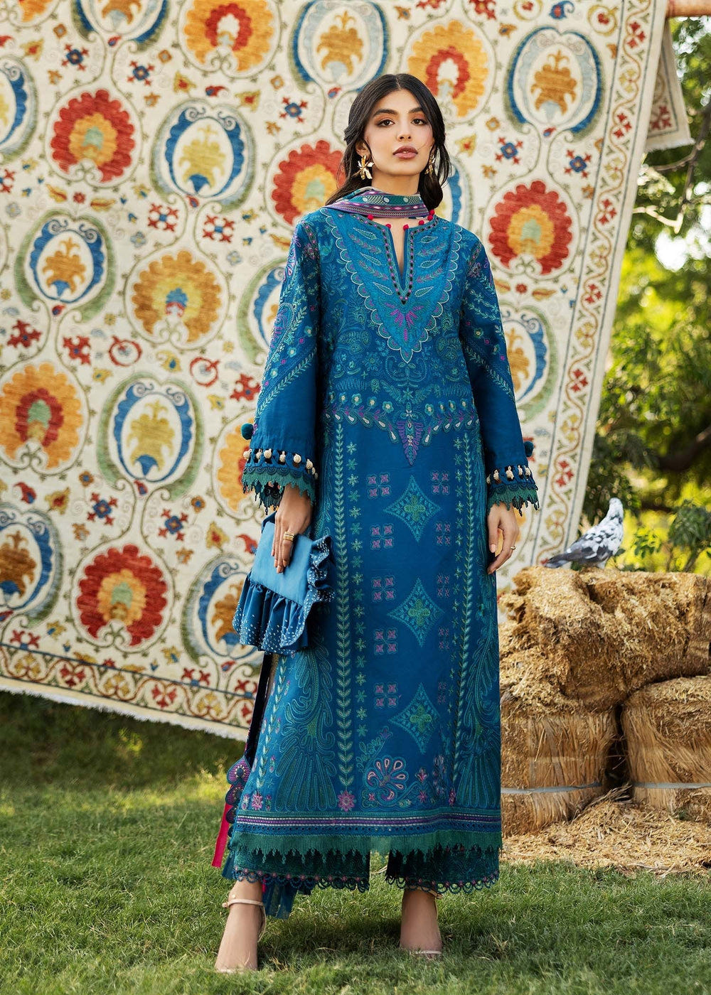 Sadaf Fawad Khan | Siraa Lawn 25 | LIANA - A -  Sadaf Fawad Khan Ladies Clothes - Original Designer Dress - House of Maryam