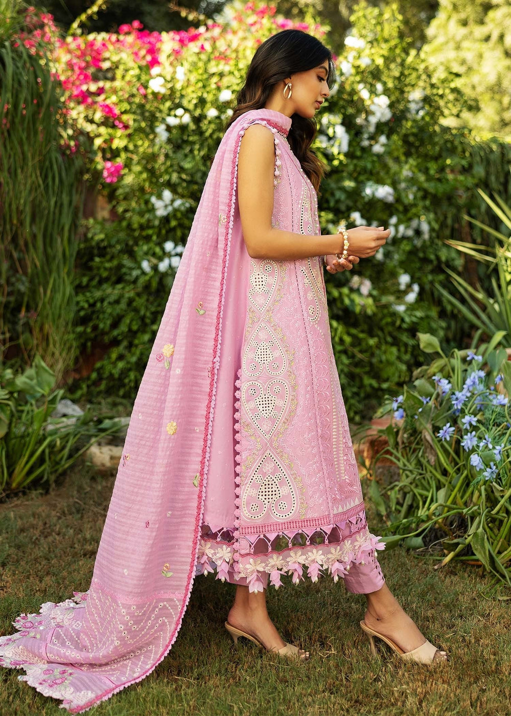 Sadaf Fawad Khan | Siraa Lawn 25 | FRENCH HEARTS - B -  Sadaf Fawad Khan Ladies Clothes - Original Designer Dress - House of Maryam