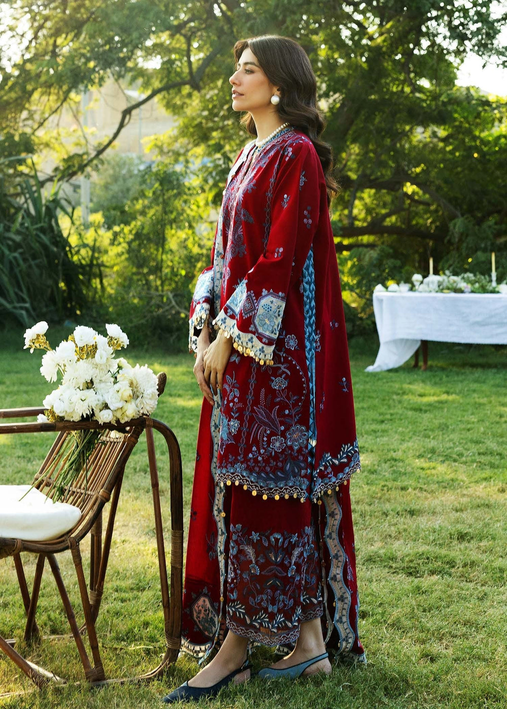 Sadaf Fawad Khan | Siraa Lawn 25 | KOI - A -  Sadaf Fawad Khan Ladies Clothes - Original Designer Dress - House of Maryam