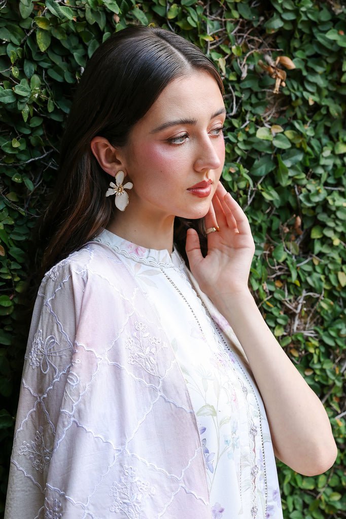 Cross Stitch | Eid Lawn Edit 26 |MEADOW DREAM-Brand:Cross Stitch-Type:Ladies Clothes-White-Lawn-House of Maryam- Buy in UK, USA