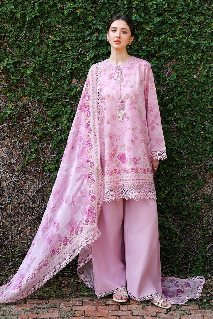 Cross Stitch | Eid Lawn Edit 26 | SPRING LILAC-Brand:Cross Stitch-Type:Ladies Clothes-Lilac-Lawn-House of Maryam- Buy in UK, USA
