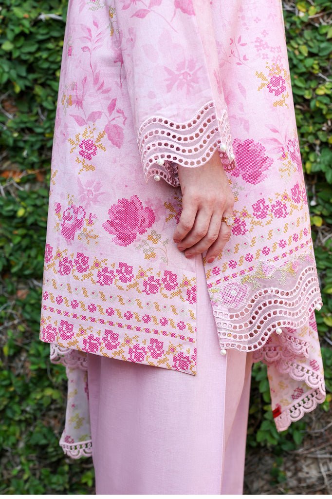 Cross Stitch | Eid Lawn Edit 26 | SPRING LILAC-Brand:Cross Stitch-Type:Ladies Clothes-Lilac-Lawn-House of Maryam- Buy in UK, USA