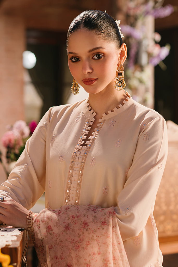 Cross Stitch | Eid Lawn 24 | PASTEL FUSION -  Cross Stitch Luxury - Original Designer Dress - House of Maryam