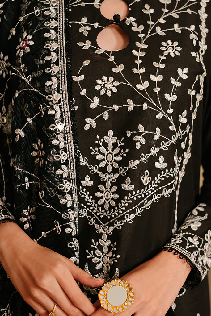 Cross Stitch | Eid Lawn 24 | NOIR ORNATE -  Cross Stitch Luxury -  House of Maryam