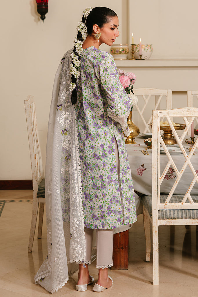 Cross Stitch | Eid Lawn 24 | LAVENDER STRETCH -  Cross Stitch Luxury - Original Designer Dress - House of Maryam