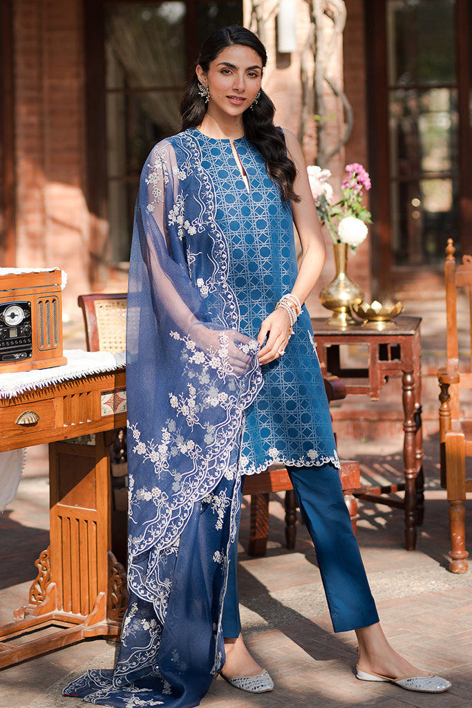 Cross Stitch | Eid Lawn 24 | ANTIQUE ROYAL -  Cross Stitch Luxury - Original Designer Dress - House of Maryam