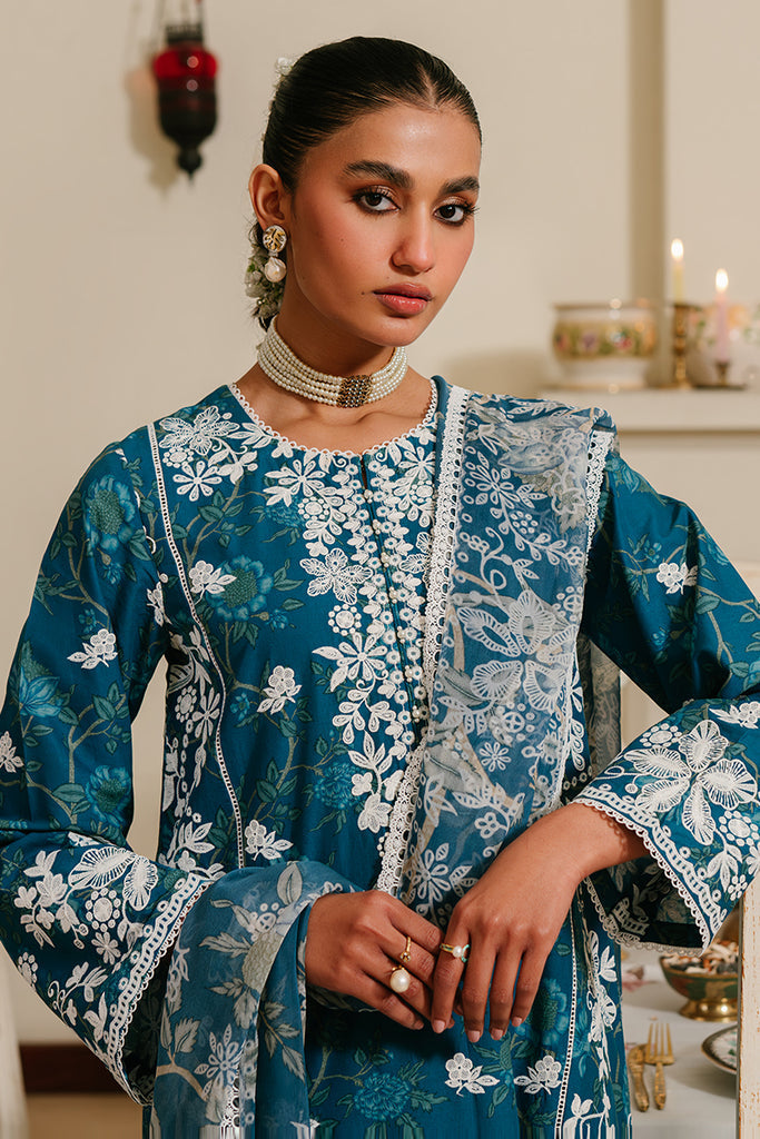 Cross Stitch | Eid Lawn 24 | ICE BLOOM -  Cross Stitch Luxury - Original Designer Dress - House of Maryam