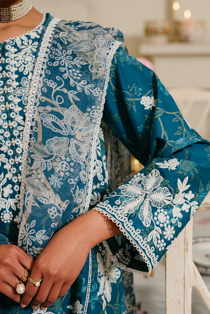 Cross Stitch | Eid Lawn 24 | ICE BLOOM -  Cross Stitch Luxury - Original Designer Dress - House of Maryam