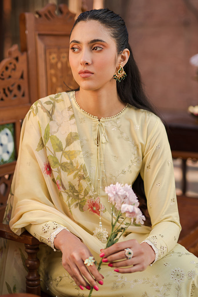 Cross Stitch | Eid Lawn 24 | SAPID FOLIATE by Cross Stitch - House of Maryam