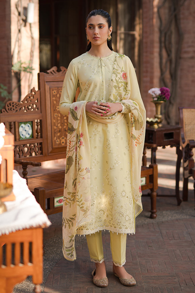 Cross Stitch | Eid Lawn 24 | SAPID FOLIATE -  Cross Stitch Luxury -  House of Maryam