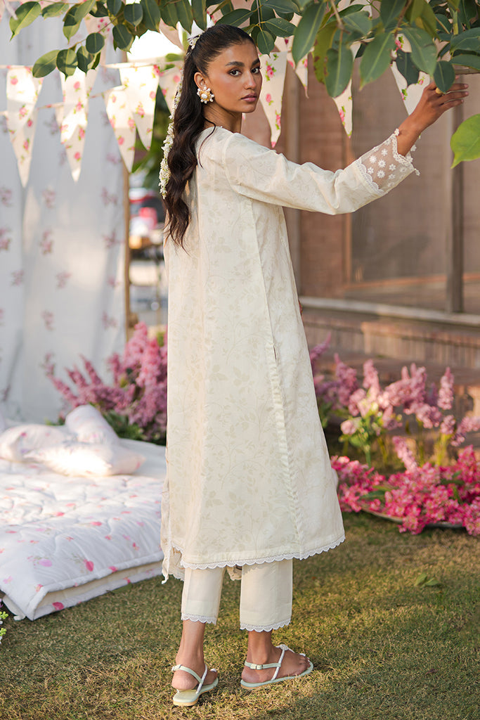 Cross Stitch | Eid Lawn 24 | WHISPERING WHITE -  Cross Stitch Luxury - Original Designer Dress - House of Maryam