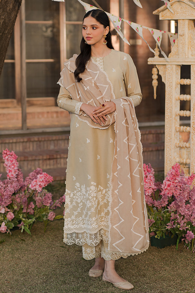 Cross Stitch | Eid Lawn 24 | PALE GREEN by Designer Cross Stitch - House of Maryam - Pakistani Designer Ethnic Wear in {{ shop.shopifyCountryName }}