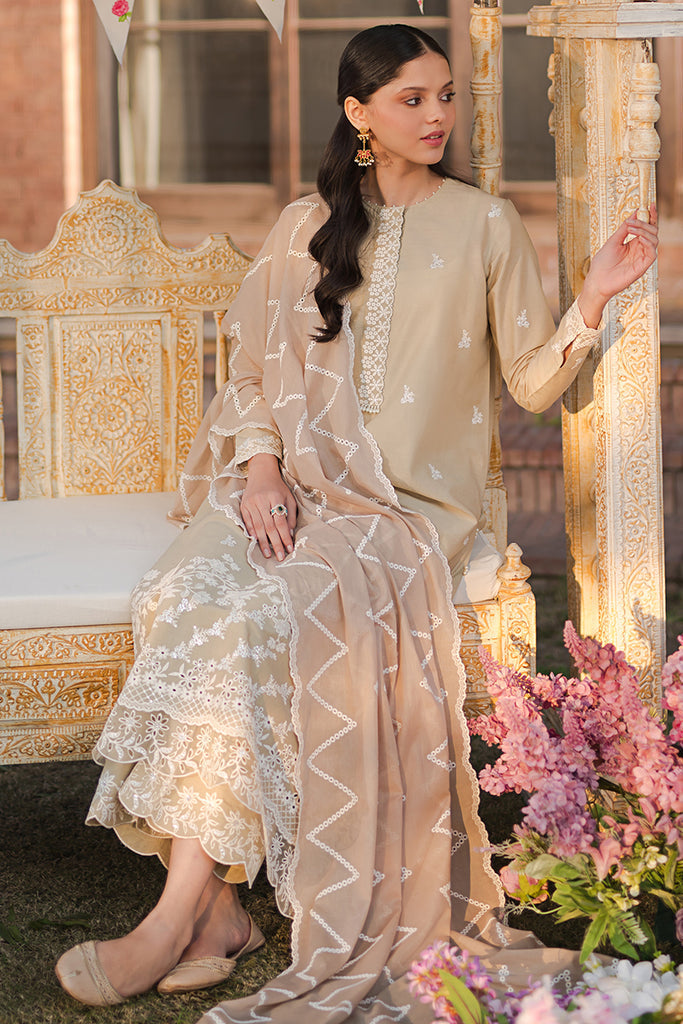 Cross Stitch | Eid Lawn 24 | PALE GREEN by Cross Stitch - House of Maryam