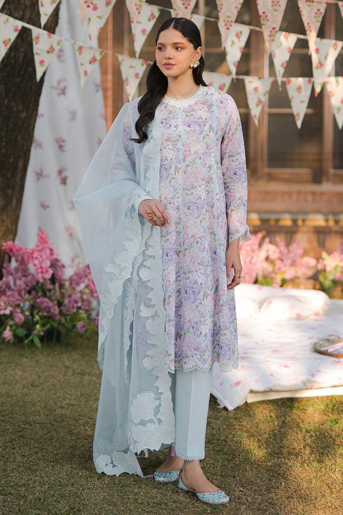 Cross Stitch | Eid Lawn 24 | TENDER BREEZE by Designer Cross Stitch - House of Maryam - Pakistani Designer Ethnic Wear in {{ shop.shopifyCountryName }}