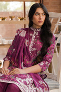 Cross Stitch | Eid Lawn 24 | IRIS MAUVE by Designer Cross Stitch - House of Maryam - Pakistani Designer Ethnic Wear in {{ shop.shopifyCountryName }}