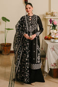 Cross Stitch | Eid Lawn 24 | NOIR ORNATE -  Cross Stitch Luxury -  House of Maryam