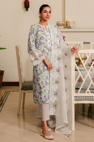 Cross Stitch | Eid Lawn 24 | LAVENDER STRETCH -  Cross Stitch Luxury - Original Designer Dress - House of Maryam