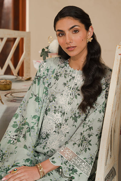 Cross Stitch | Eid Lawn 24 | SAGE SILT -  Cross Stitch Luxury - Original Designer Dress - House of Maryam
