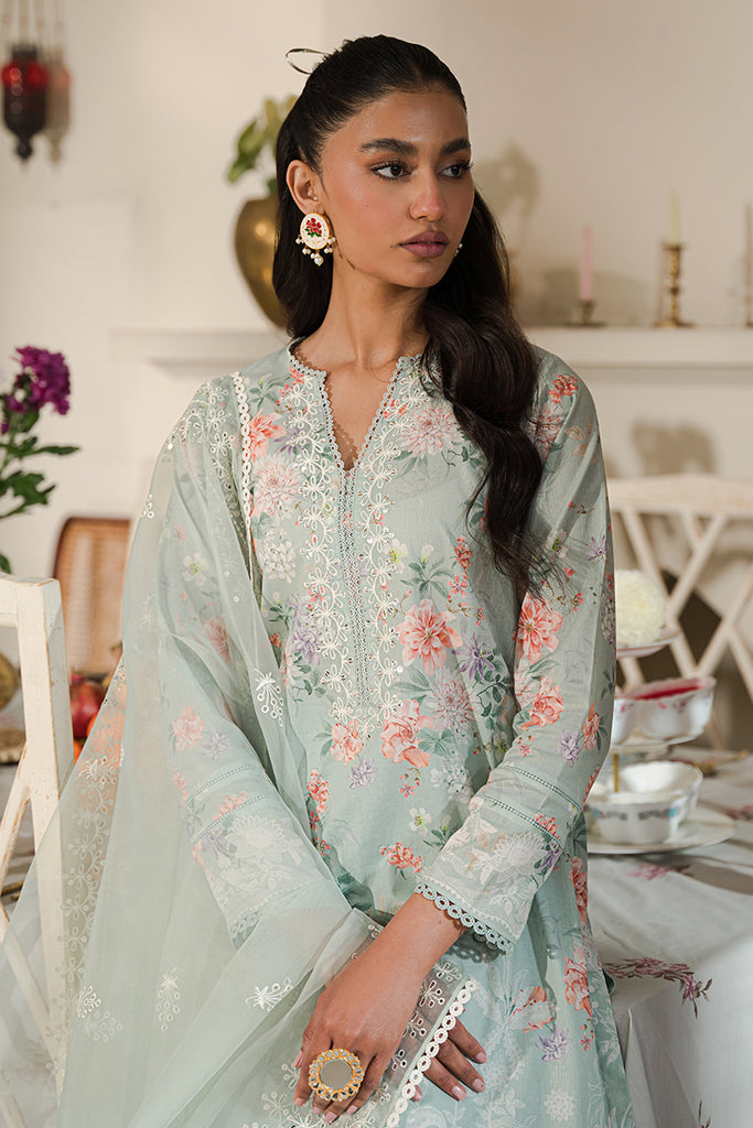 Cross Stitch | Eid Lawn 24 | PEARL FLORAL by Cross Stitch - House of Maryam