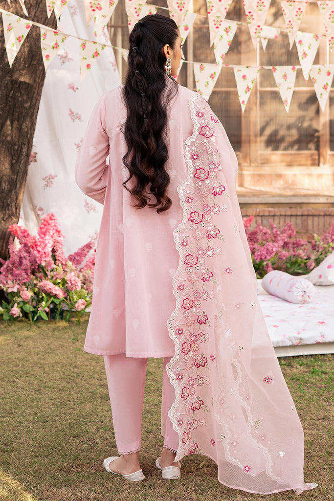 Cross Stitch | Eid Lawn 24 | CAMEO PINK -  Cross Stitch Luxury - Original Designer Dress - House of Maryam
