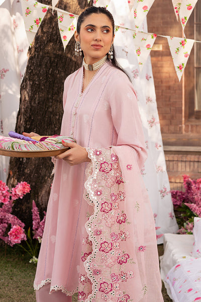 Cross Stitch | Eid Lawn 24 | CAMEO PINK -  Cross Stitch Luxury - Original Designer Dress - House of Maryam