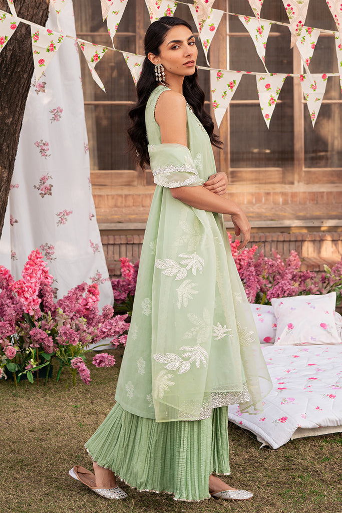 Cross Stitch | Eid Lawn 24 | CELADON SPRUCE -  Cross Stitch Luxury - Original Designer Dress - House of Maryam