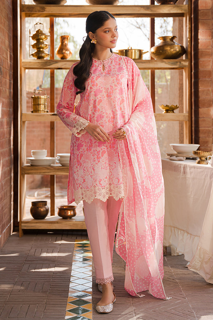 Cross Stitch | Eid Lawn 24 | ROSE GLINT by Cross Stitch - House of Maryam