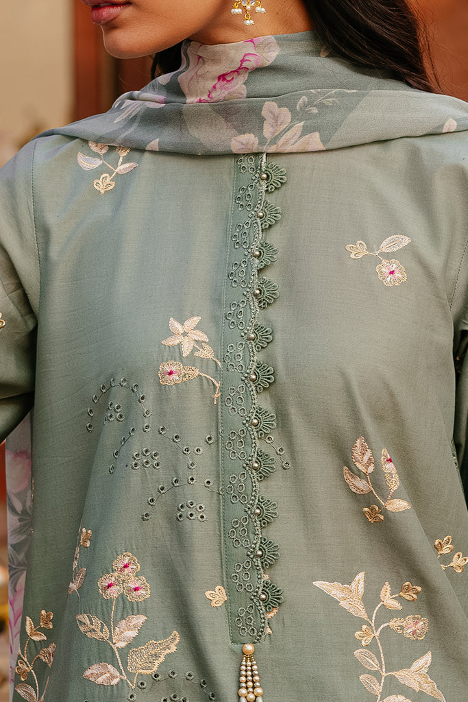 Cross Stitch | Eid Lawn 24 | SPARKLING BLISS -  Cross Stitch Luxury - Original Designer Dress - House of Maryam