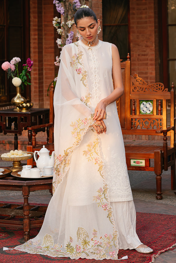 Cross Stitch | Eid Lawn 24 | SYLVAN FLARE -  Cross Stitch Luxury - Original Designer Dress - House of Maryam