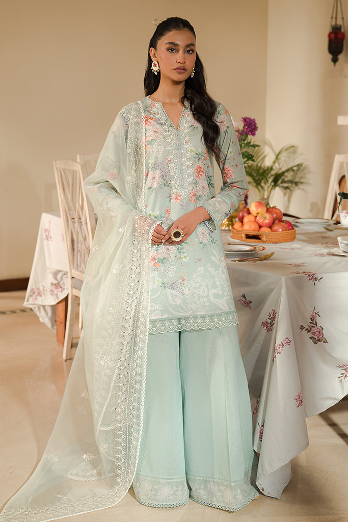 Cross Stitch | Eid Lawn 24 | PEARL FLORAL -  Cross Stitch Luxury - Original Designer Dress - House of Maryam