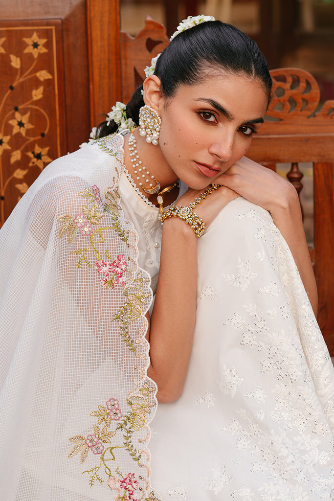 Cross Stitch | Eid Lawn 24 | SYLVAN FLARE -  Cross Stitch Luxury - Original Designer Dress - House of Maryam