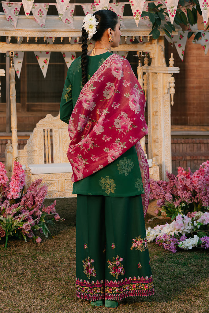 Cross Stitch | Eid Lawn 24 | OPULENT GREEN -  Cross Stitch Luxury - Original Designer Dress - House of Maryam