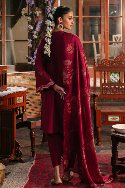 Cross Stitch | Eid Lawn 24 | RUBY MAZE -  Cross Stitch Luxury - Original Designer Dress - House of Maryam