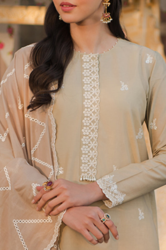 Cross Stitch | Eid Lawn 24 | PALE GREEN by Designer Cross Stitch - House of Maryam - Pakistani Designer Ethnic Wear in {{ shop.shopifyCountryName }}