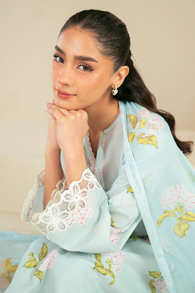 Cross Stitch | Daily Lawn 24 | DIM GRAY-3 PIECE LAWN SUIT -  Cross Stitch Casuals - Original Designer Dress - House of Maryam