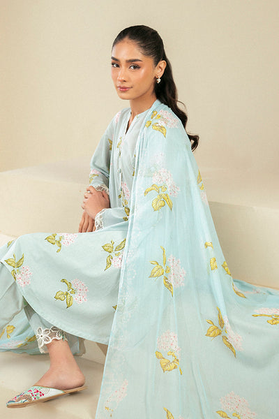 Cross Stitch | Daily Lawn 24 | DIM GRAY-3 PIECE LAWN SUIT -  Cross Stitch Casuals - Original Designer Dress - House of Maryam