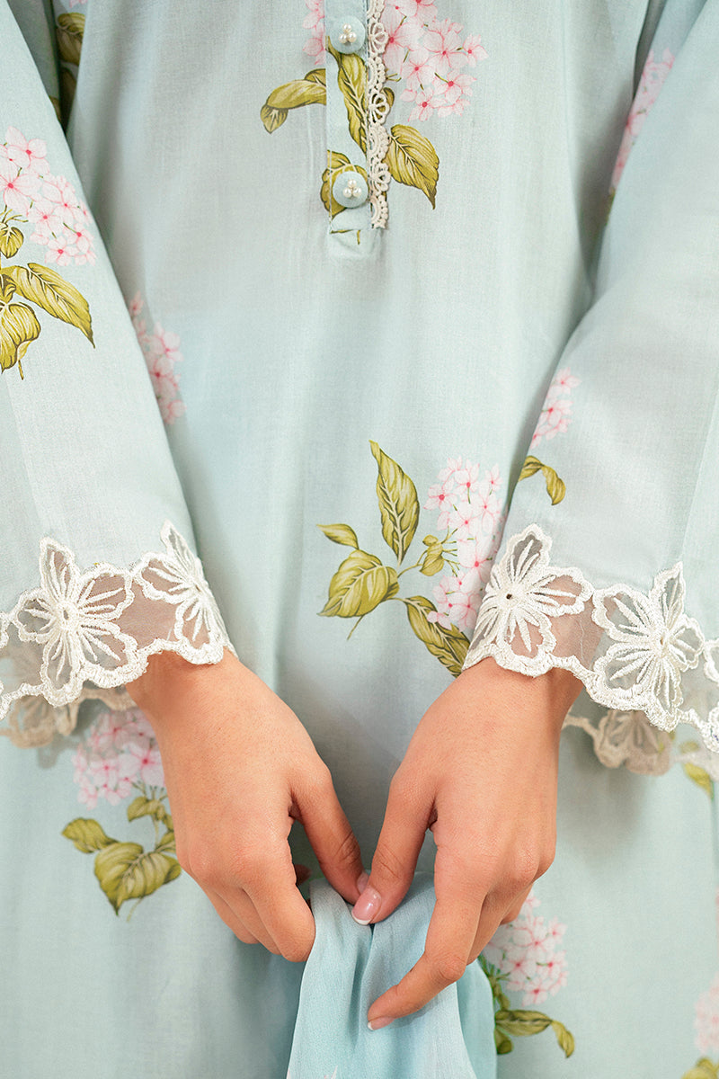 Cross Stitch | Daily Lawn 24 | DIM GRAY-3 PIECE LAWN SUIT -  Cross Stitch Casuals - Original Designer Dress - House of Maryam