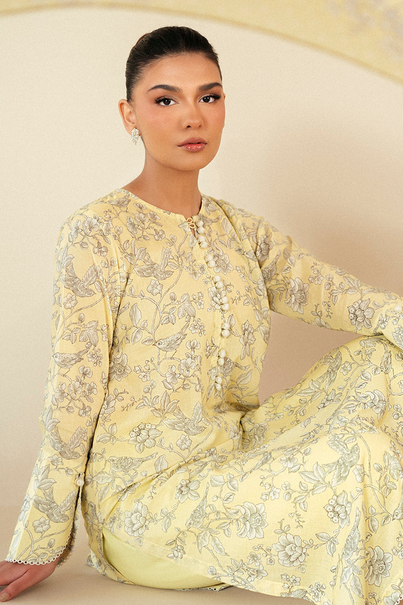 Cross Stitch | Daily Lawn 24 | CREAM BRULEE-3 PIECE LAWN SUIT -  Cross Stitch Casuals - Original Designer Dress - House of Maryam