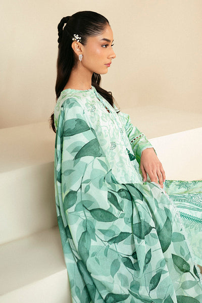 Cross Stitch | Daily Lawn 24 | MINTY MEADOW-3 PIECE LAWN SUIT -  Cross Stitch Casuals - Original Designer Dress - House of Maryam
