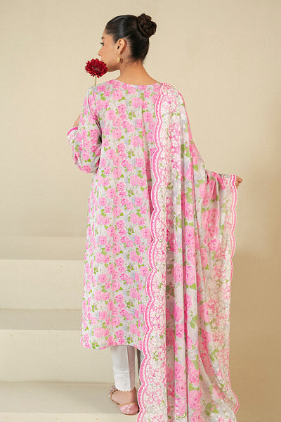 Cross Stitch | Daily Lawn 24 | FLORAL WIND-3 PIECE LAWN SUIT -  Cross Stitch Casuals - Original Designer Dress - House of Maryam